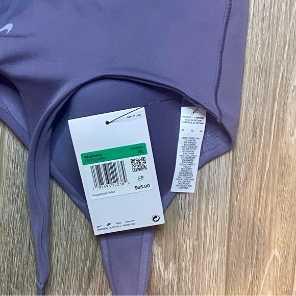 NEW Nike Dri-Fit Alate Bra Tank Top XL Extra Medium Support Lavender Purple - Picture 9 of 9